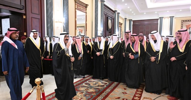 سمو الأمير يستقبل جموع المهنئين بشهر رمضان المبارك