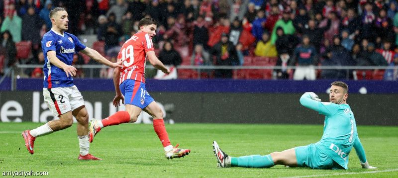 بهدف ألفاريز.. أتلتيكو يعبر بلباو ويهدد صدارة برشلونة