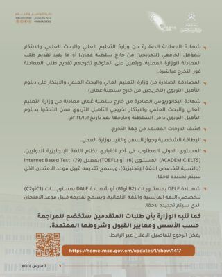 ” التربية والتعليم ” تُعلن عن توفر وظيفة معلم للعام الدراسي 2025/2026