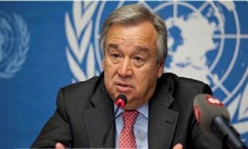 أمين عام الأمم المتحدة يدعو إلى استئناف تدفق المساعدات إلى قطاع غزة فورًا