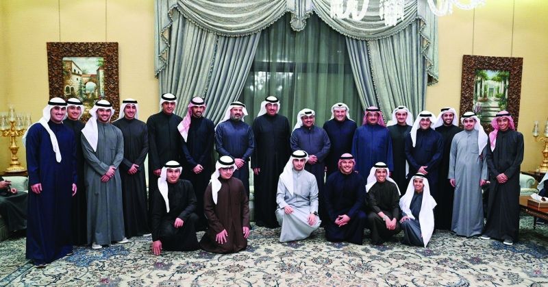 ديوان محمد عبدالمحسن الخرافي استقبل المهنئين في رمضان