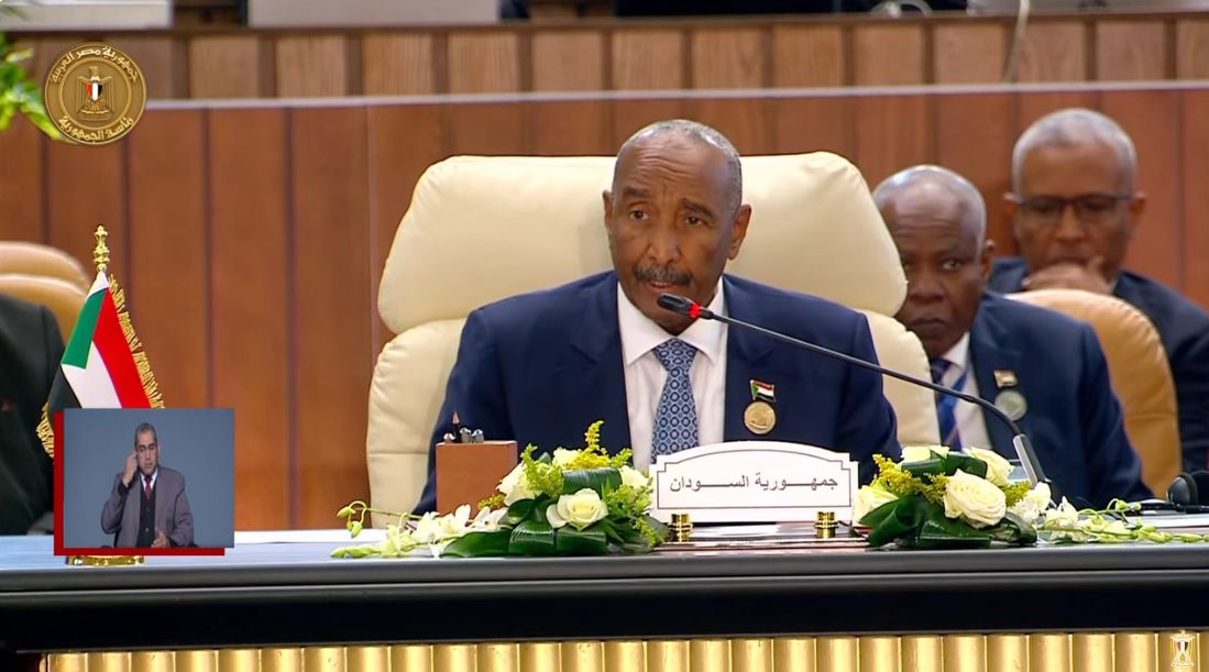 البرهان: نؤكد على موقفنا الثابت لدعم الشعب الفلسطيني في إقامة دولته