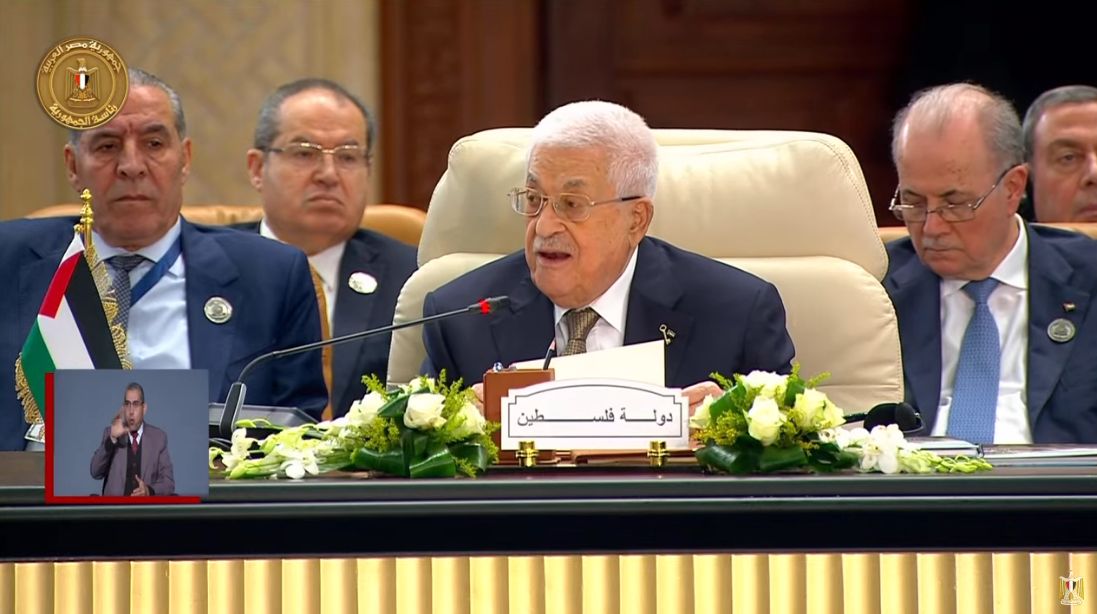 الرئيس الفلسطيني: أدعو لاعتماد الخطة المصرية الفلسطينية لإعادة إعمار غزة