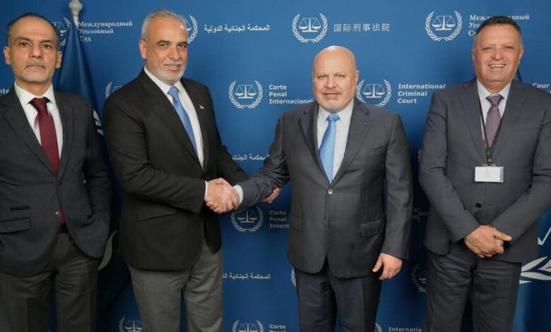 وفد البرلمان العربي يلتقي المدعي العام لـ”الجنائية الدولية” ويسلمه خطابا من رئيس البرلمان بشأن رفع دعوى ضد الاحتلال الإسرائيلي