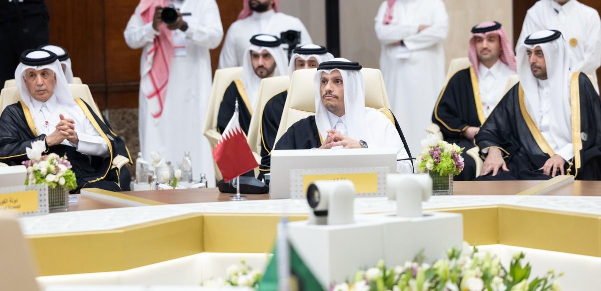 رئيس مجلس الوزراء وزير الخارجية يشارك في الاجتماع الوزاري المشترك لوزراء خارجية دول مجلس التعاون مع وزير الخارجية المصري