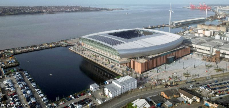 450 مليون دولار.. تمويل ملعب إيفرتون الجديد