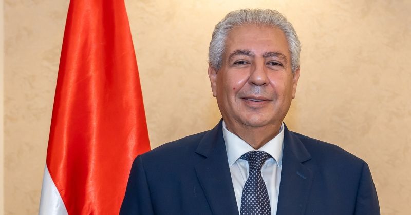 سفير جمهورية مصر العربية لدى البلاد أسامة شلتوت