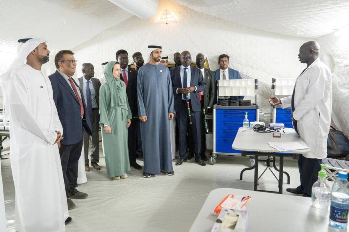 تنفيذاً لتوجيهات رئيس الدولة.. الإمارات تفتتح مستشفى مادهول الميداني في جنوب السودان