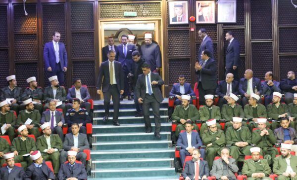 بحضور الأمير الحسين بن عبدالله الثاني ولي عهد المملكة الأردنية.. الأمين العام للمجلس الأعلى للشئون الإسلامية يلقي كلمة في المجالس الهاشمية بالأردن