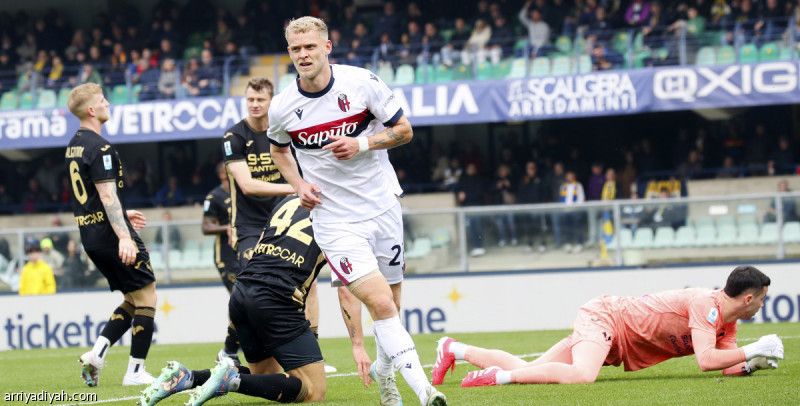 بولونيا يعبر فيرونا بثنائية