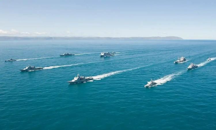 الصين وإيران وروسيا تجري مناورة بحرية مشتركة مارس الجاري
