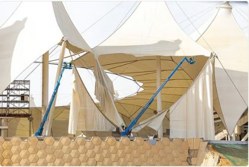 أزالة أهم أجزاء مدينة الملك فهد الرياضية في الرياض استعدادا لعملية تطوير ستغير شكل وتصميم المكان بشكل لا يتوقعه أحد