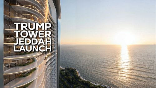 سكان جدة يتفاجئون بهذه الصور الجديدة من برج ترامب على كورنيش جدة وهذا ما ظهر فيها