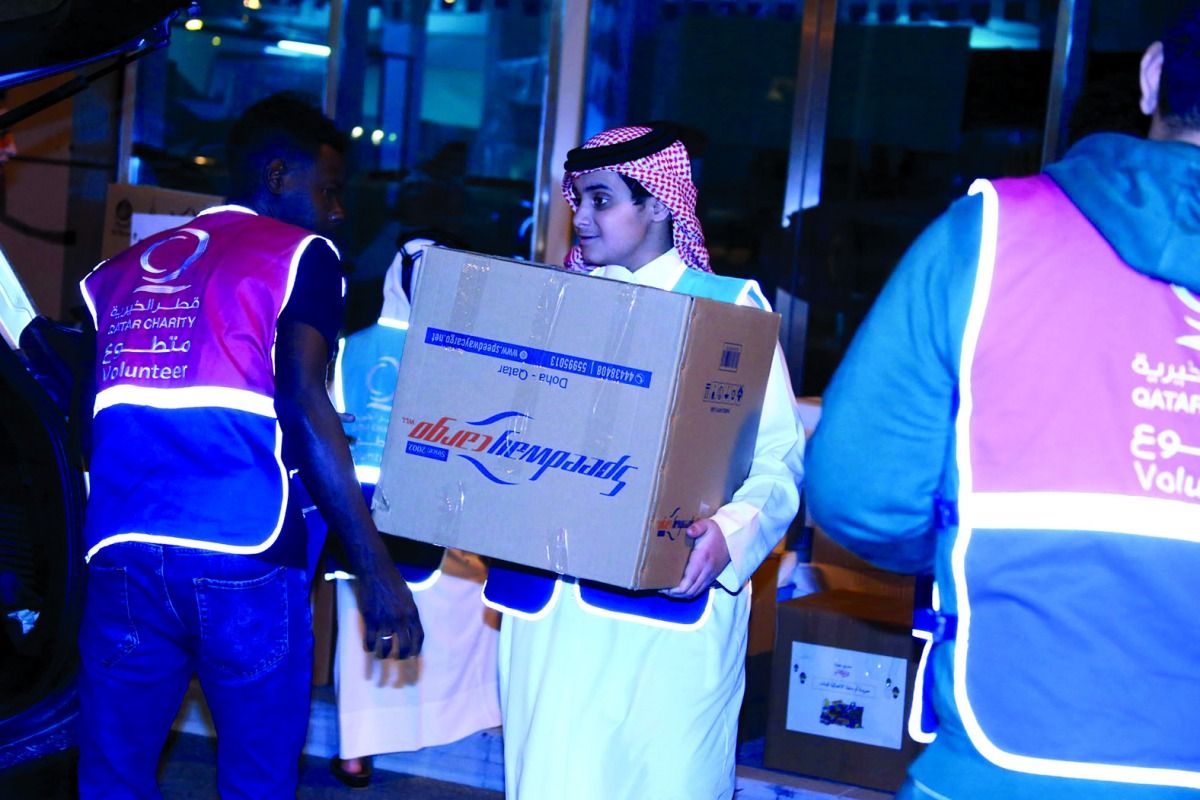 «قطر الخيرية» تدعو المتبرعين لدعم مشروع «مونة رمضان»