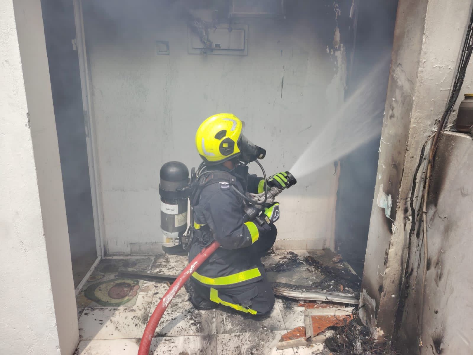 إخماد حريق في منزل بولاية إزكي دون إصابات