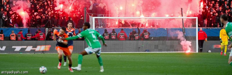 الألعاب النارية تلغي موقعة مونبلييه وسانت إيتيان