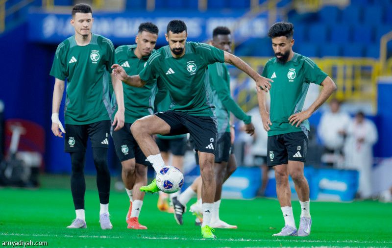 الأخضر.. العشاء في الملعب قبل رحلة اليابان