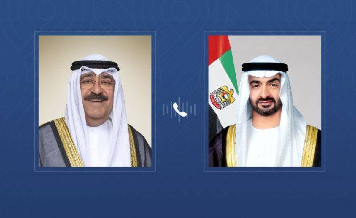 رئيس الدولة يبحث هاتفياً مع أمير الكويت العلاقات الأخوية والعمل المشترك