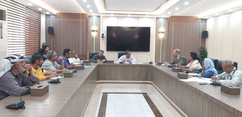 اجتماع في عدن يناقش سبل زيادة مصادر المياه لدعم الزراعة والأمن الغذائي