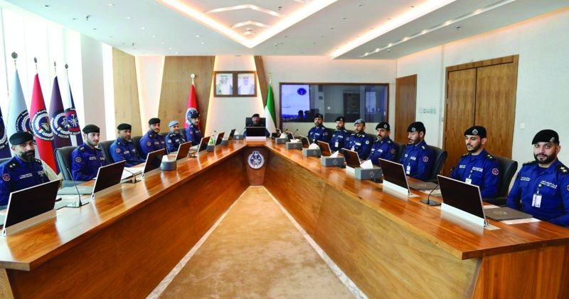 الرومي مترئساً اجتماع قياديي قوة الإطفاء