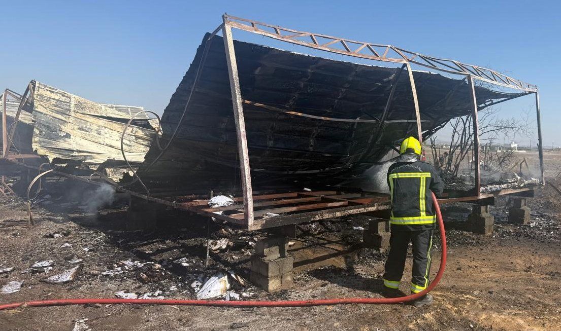 إخماد حريق في كرفانات بولاية إبراء دون تسجيل إصابات