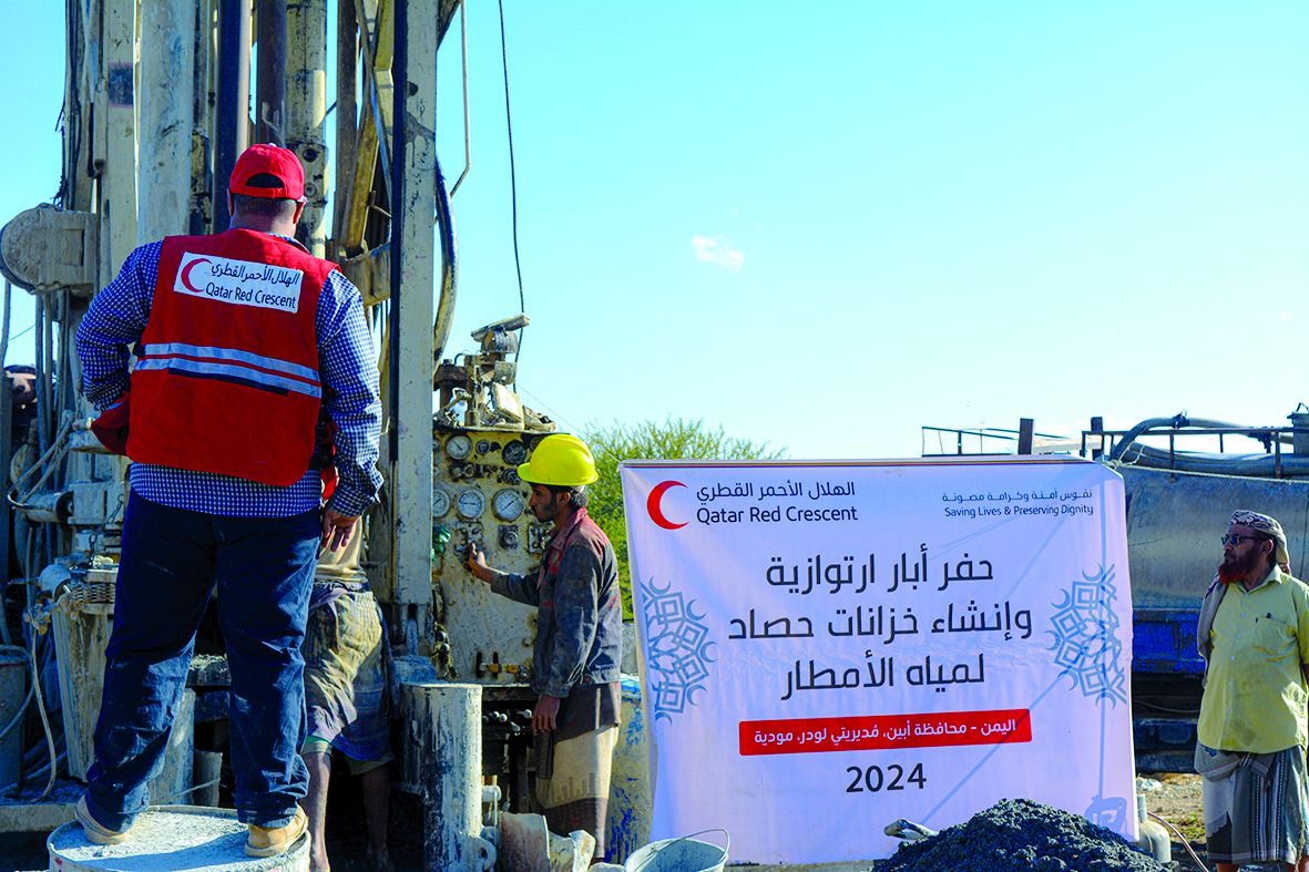 الهلال القطري يرعى الأيتام والمسنين ويوفر المياه النظيفة للمجتمعات المحرومة