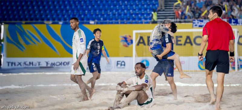 أخضر الشاطئية يخسر رحلة المونديال