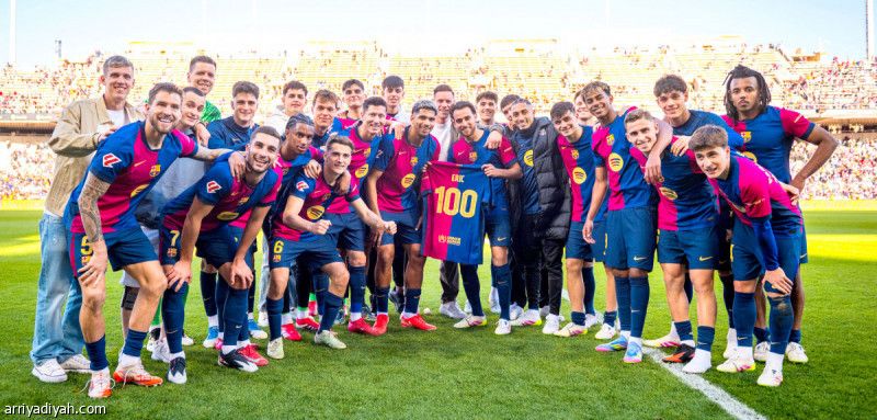 جارسيا.. المئوية الأولى مع برشلونة