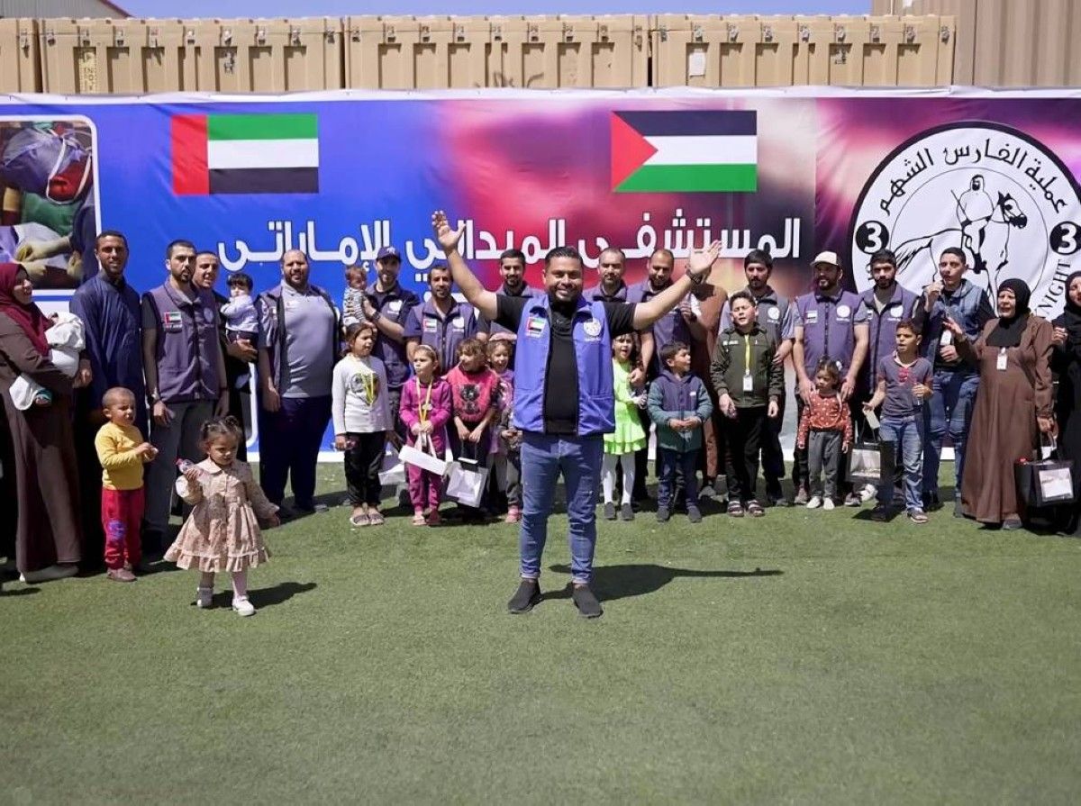 جرحى غزة يشكرون الإمارات ويهنئون قيادتها بعيد الفطر