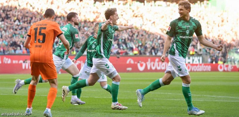 فرانكفورت يتعثر أمام بريمن.. ولايبزيج يتجاوز هوفنهايم