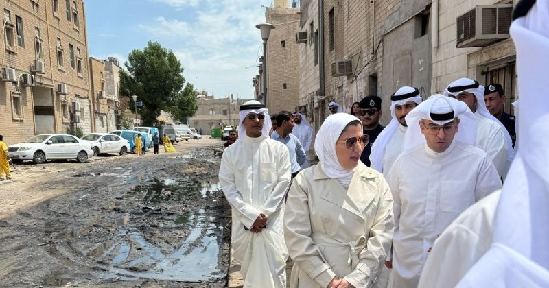 المشاري والناصر والعصفور في جولة ميدانية بـ«جليب الشيوخ»