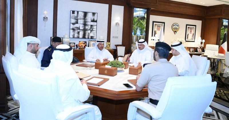 الناصر يبحث مع قيادات أمنية الأوضاع في «جليب الشيوخ»