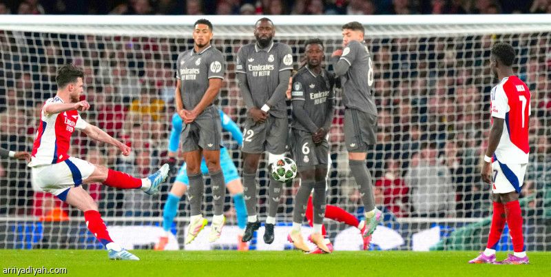 أرسنال يوجع الريال بثلاثية.. ورايس يدخل تاريخ الأبطال