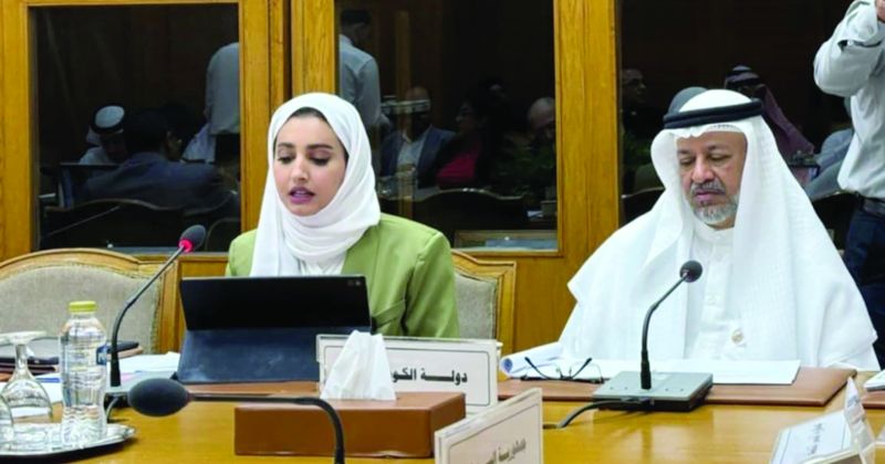 وفد الكويت المشارك في الاجتماع