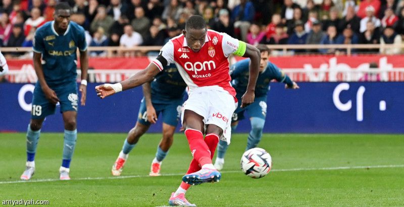 موناكو يقسو على مارسيليا بثلاثية