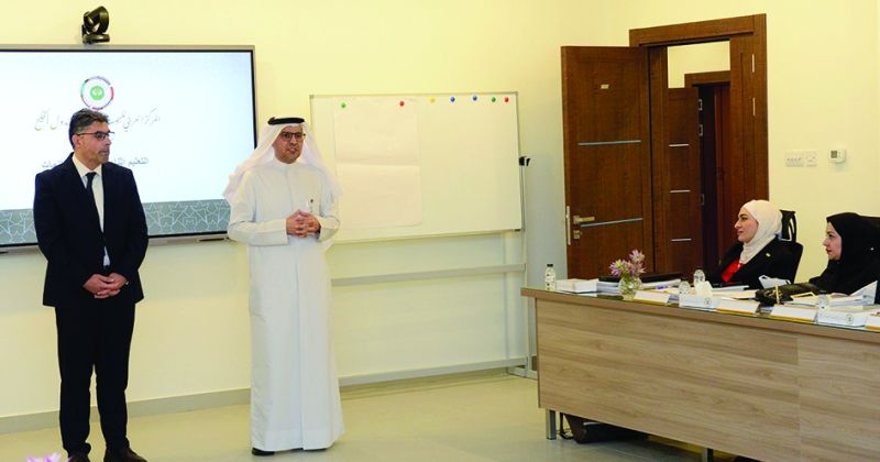 الشريكة يلقي كلمه افتتاح البرنامج التدريبي