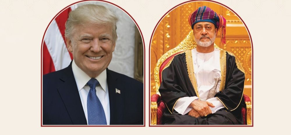 جلالةُ السُّلطان والرئيس الأميركي يبحثان في اتصال هاتفي سبل دعم مفاوضات واشنطن وطهران