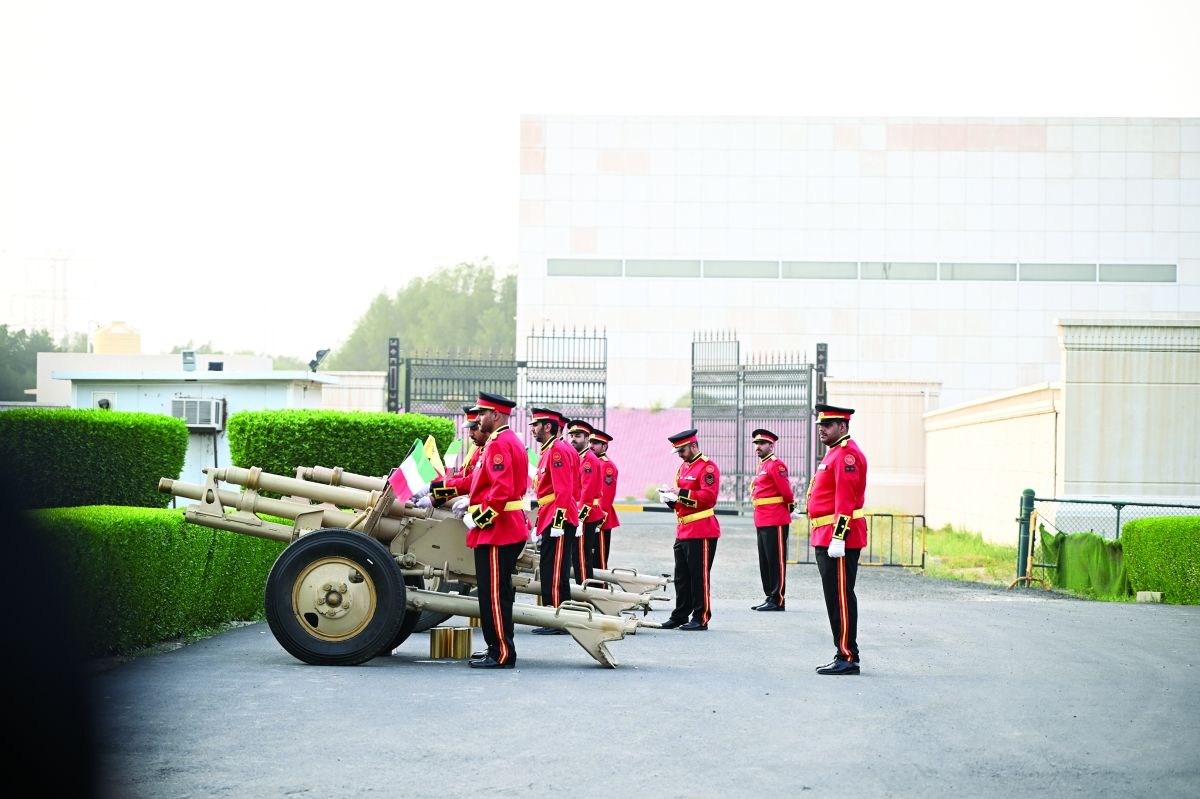 استقبال حافل للرئيس المصري في زيارة الدولة