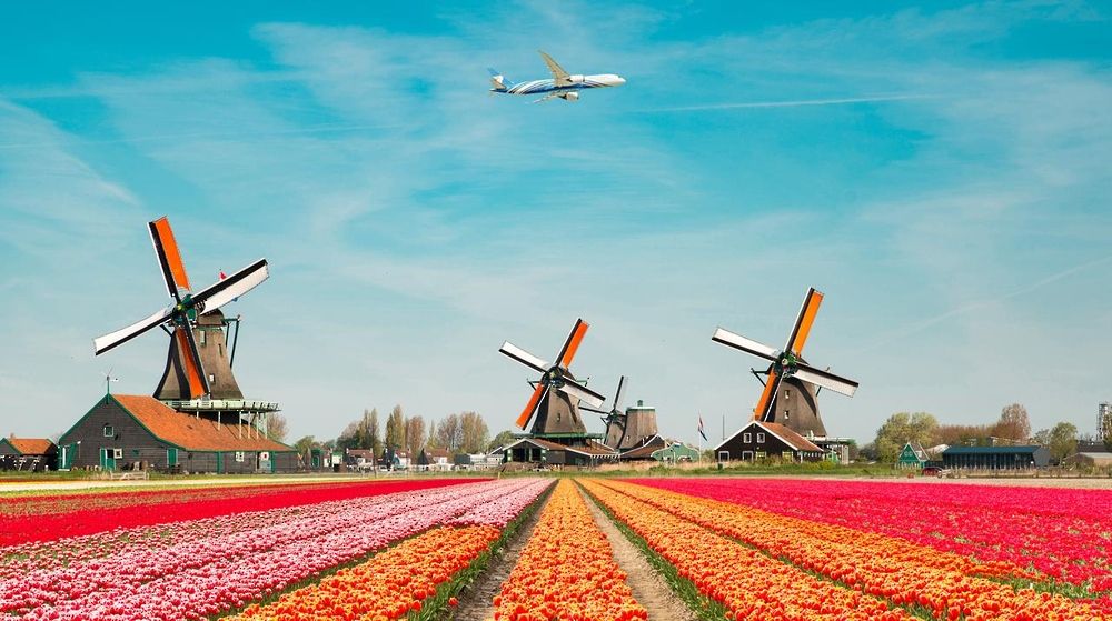 الطيران العُماني يُطلق رحلاته المباشرة إلى أمستردام