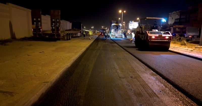 «الأشغال» تبدأ صيانة الطرق في مدينة صباح الأحمد