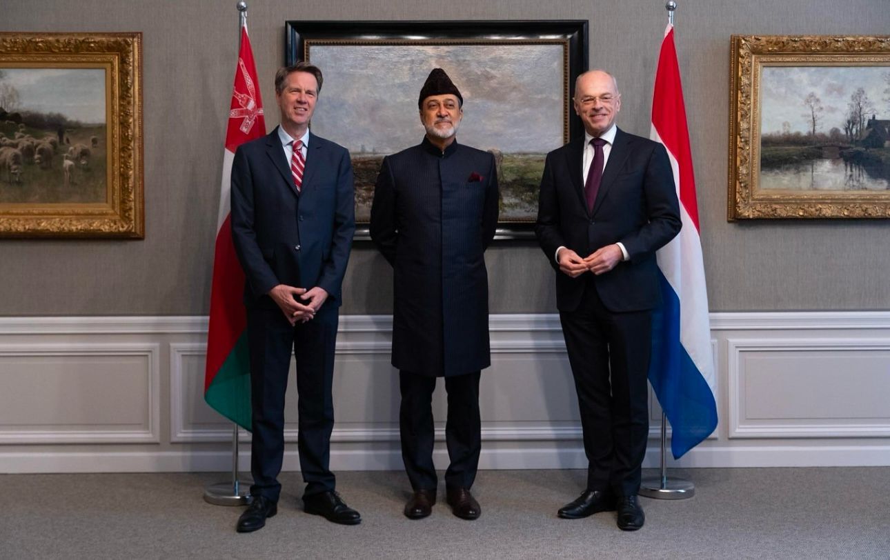 جلالةُ السُّلطان يلتقي بدولة رئيس وزراء هولندا