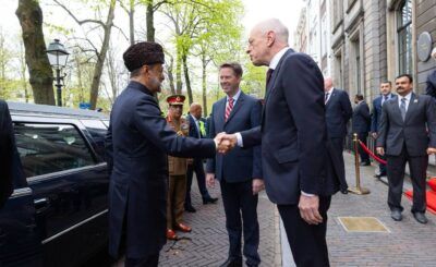 جلالةُ السُّلطان يلتقي بدولة رئيس وزراء هولندا