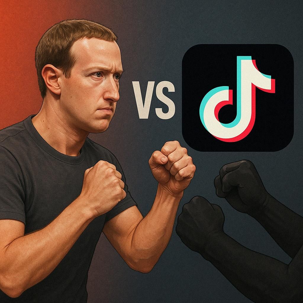 مارك زوكربيرغ يعترف بضربة تيك توك الخطيرة