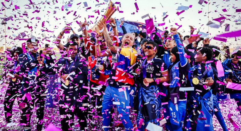 في مباراة التتويج.. سيدات نيوم يحتفلن بسباعية