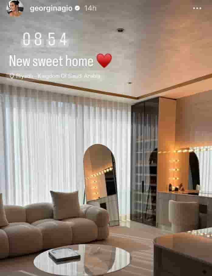 من غرفة المساج اشعلت شباب السعودية.. صورة جديدة لـ جورجينا تثير ضجة وتصدم كريستيانو رونالدو