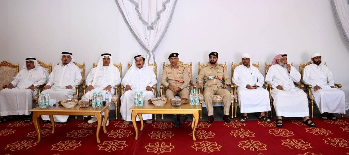 حمدان بن محمد وأحمد بن محمد يعزيان في وفاة محمد عبدالله السويدي