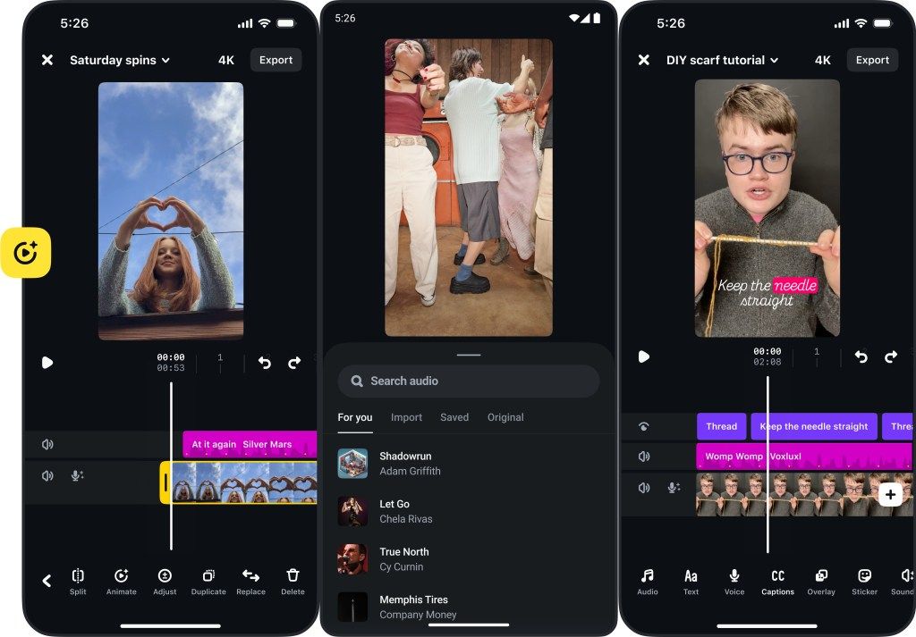 ميتا تطلق تطبيق Edits لتحرير الفيديوهات
