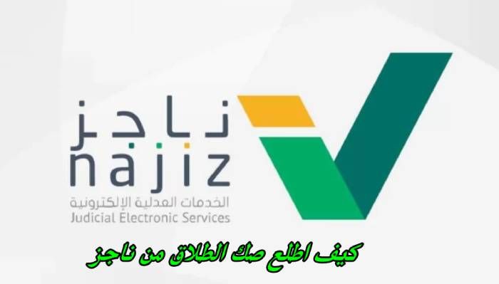 كيف اطلع صك الطلاق من ناجز
