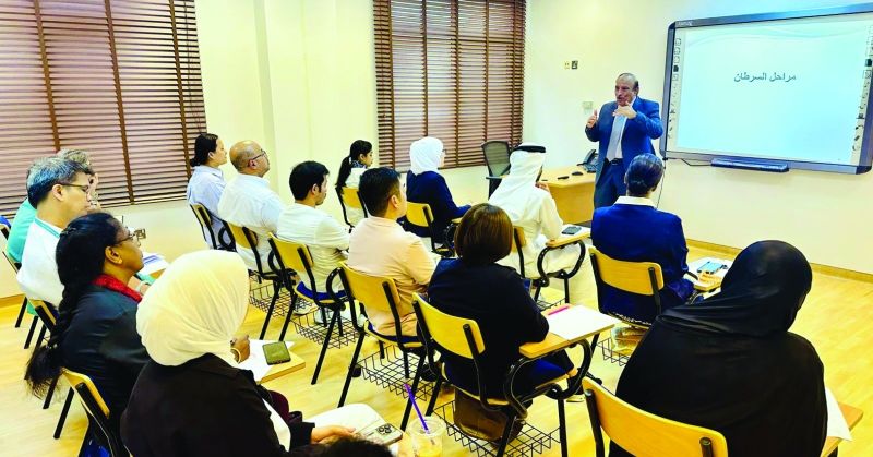 خالد الصالح محاضراً في ورشة العمل