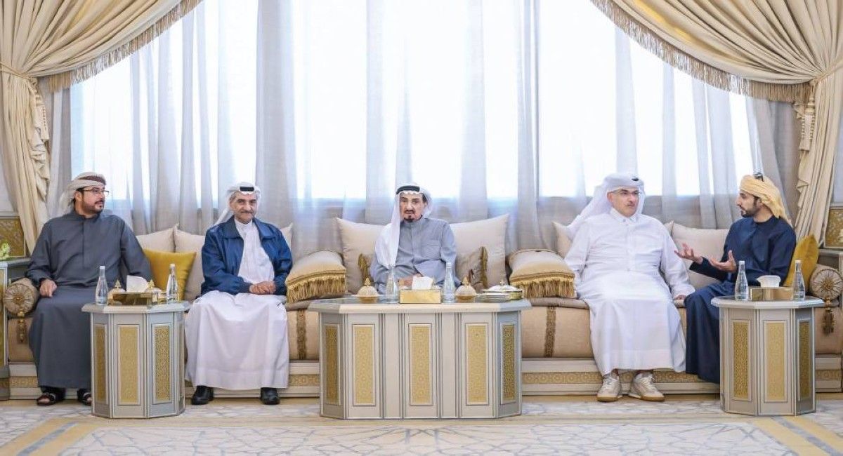 حميد النعيمي يستقبل حمد الشرقي في مقر إقامته بالمغرب